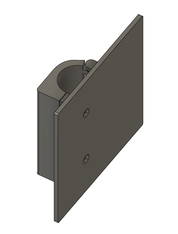 Platine universelle pour tube d'échafaudage
